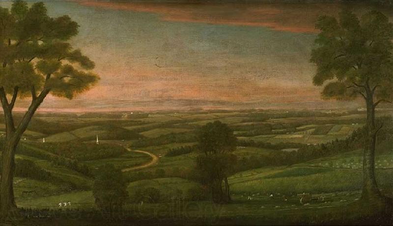 Ralph Earl Looking East from Denny Hill Norge oil painting art